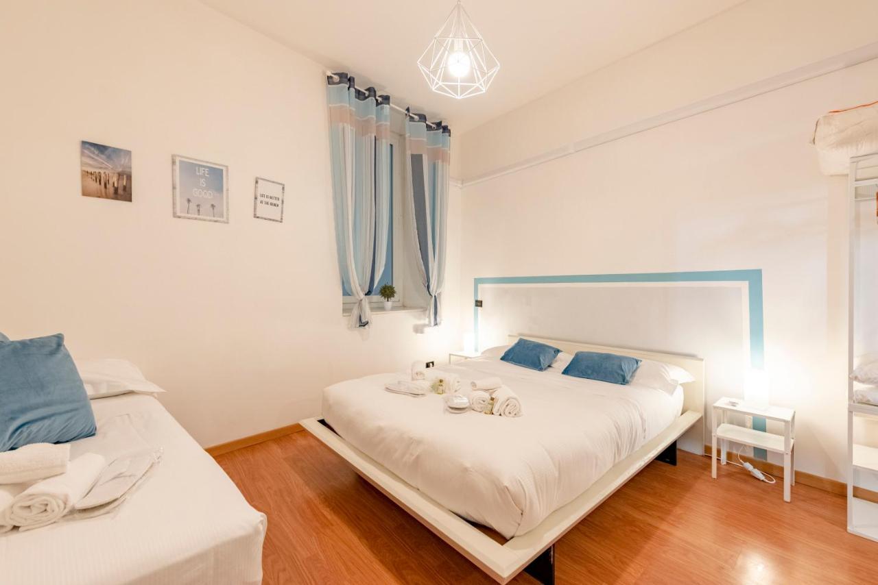 Mazzini 12 Very Central Apartment With Private Garage, Air Conditioning, Wifi, Just 50 Meters From The Beach Rapallo Exteriér fotografie