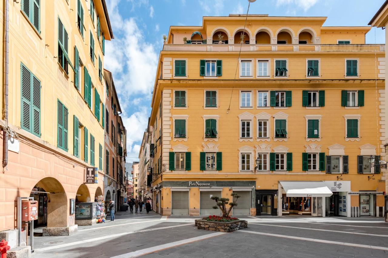 Mazzini 12 Very Central Apartment With Private Garage, Air Conditioning, Wifi, Just 50 Meters From The Beach Rapallo Exteriér fotografie