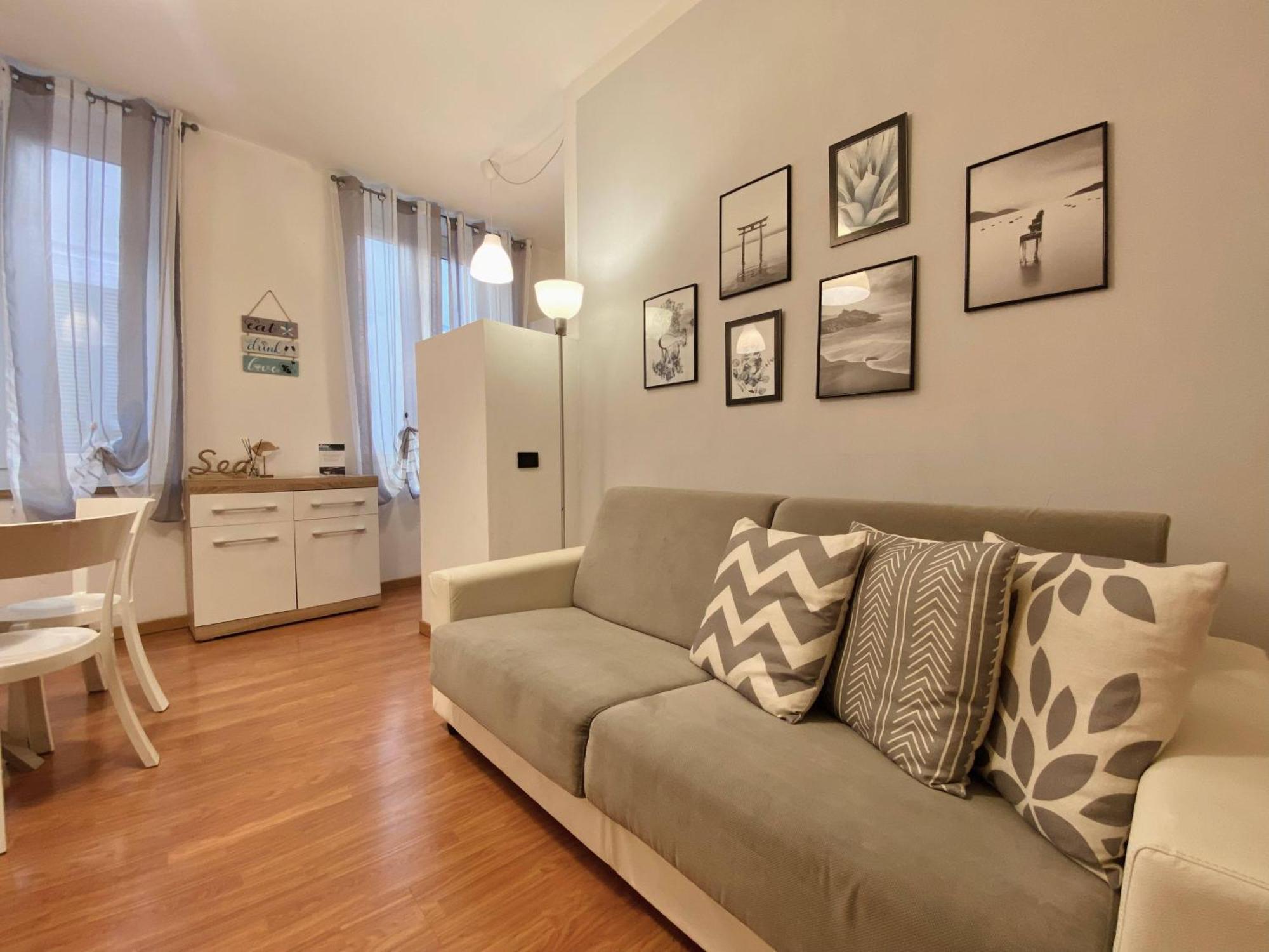 Mazzini 12 Very Central Apartment With Private Garage, Air Conditioning, Wifi, Just 50 Meters From The Beach Rapallo Exteriér fotografie
