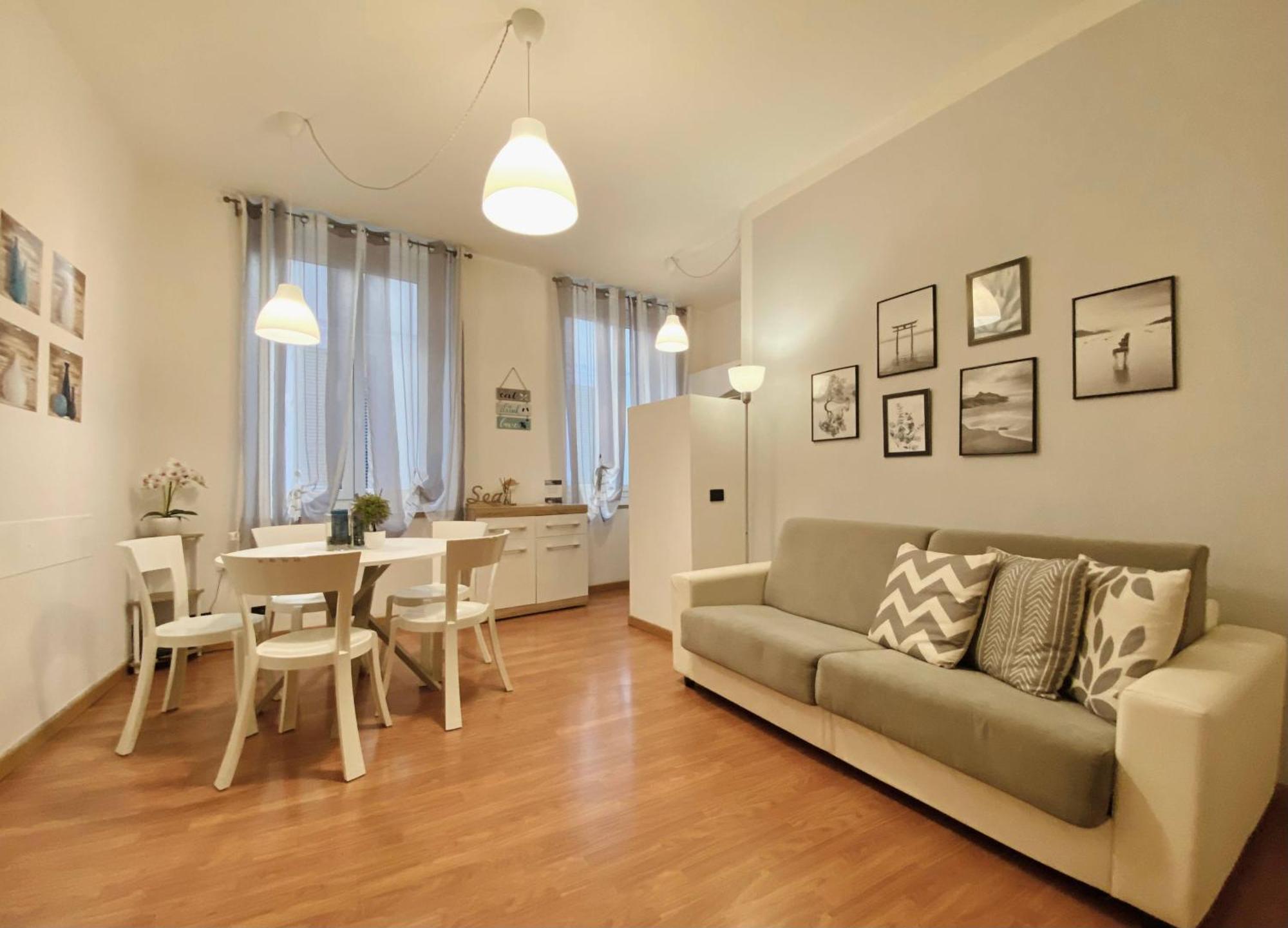 Mazzini 12 Very Central Apartment With Private Garage, Air Conditioning, Wifi, Just 50 Meters From The Beach Rapallo Exteriér fotografie